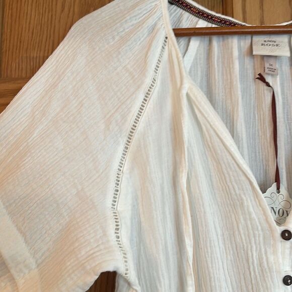 KNOX ROSE Gauzy Romper *NEW* - Picture 8 of 11